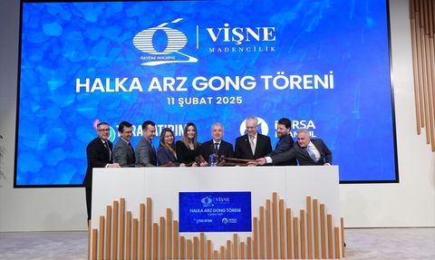 Vişne Madencilik'in Halka Arzı Borsa İstanbul'da Gerçekleşti