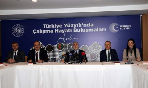 Çalışma ve Sosyal Güvenlik Bakanı Işıkhan Aydın'da İş Dünyasıyla Buluştu