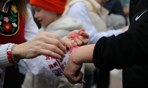 Edirne'de Marteniçka Geleneği Kutlandı