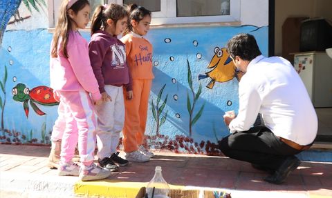 Siirt'teki Okul Sanat Galerisine Dönüştü