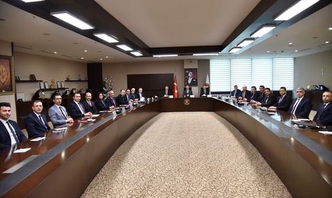 Ziraat Bankası Genel Müdürü Alpaslan Çakar Gaziantepli Sanayicilerle Bir Araya Geldi