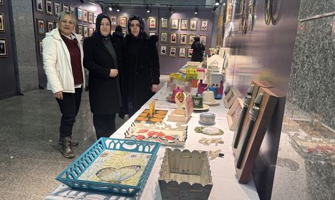 Zonguldak'ta Gazi ve Şehit Yakınları İçin El Emeği Sergisi Açıldı