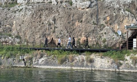 Kızılin Kanyonu'nda Yoğun Ziyaretçi Akını