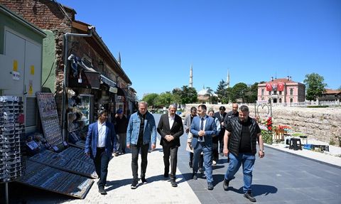 Edirne'deki Tarihi Han ve Hamam Restore Ediliyor