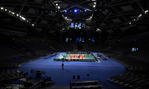 Halkbank Voleybol Takımı Sir Sicoma Monini Perugia Maçına Hazırlanıyor