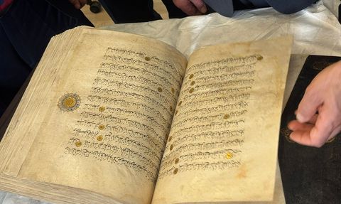 Karadağ'dan Getirilen Tarihi Kur'an-ı Kerim İstanbul'da Restore Edildi
