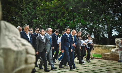 MKE Ankaragücü Yeni Yönetimi Anıtkabir'i Ziyaret Etti