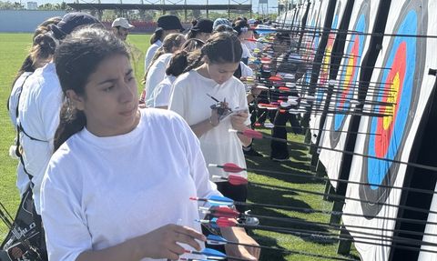 Samsun'da Okul Sporları Türkiye Okçuluk Şampiyonası Düzenleniyor