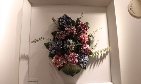 Yalova'da İpek Koza İşlemeciliği Kursiyerlerinin Sergisi