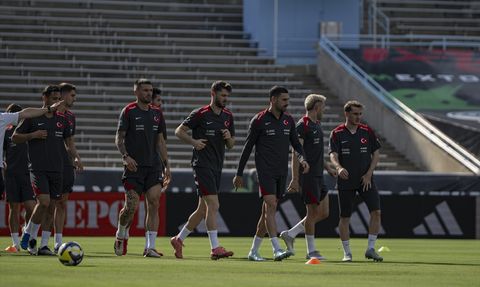 A Milli Futbol Takımı Meksika Maçına Hazır