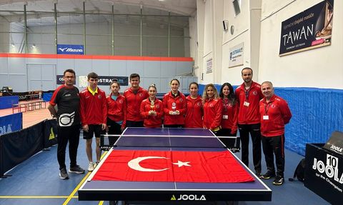 Çekya'da Para Masa Tenisi Turnuvasında Altın ve Gümüş Madalya