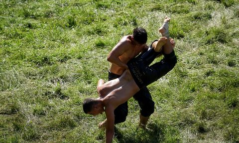 664. Kırkpınar Yağlı Güreşleri'nde İkinci Gün Müsabakaları Başladı