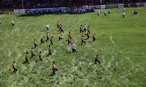 664. Tarihi Kırkpınar Yağlı Güreşleri Başladı