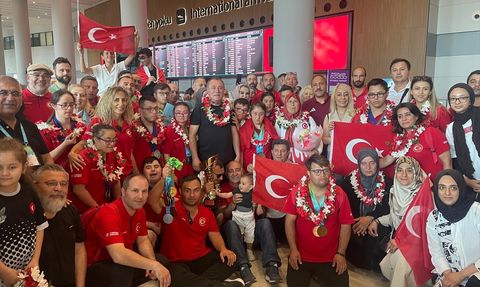 Milli Sporcular Avrupa Down Sendrom Şampiyonası'ndan 58 Madalyayla Dönüyor