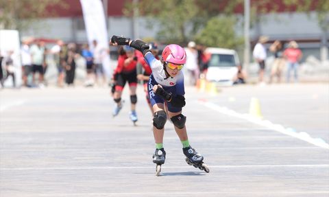 Tekerlekli Paten 1. Etap Yarışması Birinci Gün Müsabakaları Tamamlandı