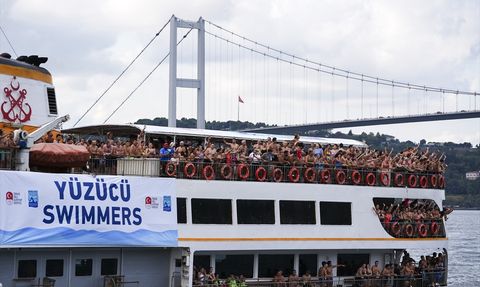 37. Boğaziçi Kıtalararası Yüzme Yarışı Start Aldı