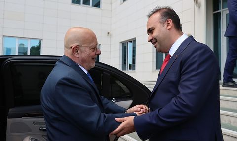 Bakan Kacır, Suriyeli Mevkidaşı ile Sanayi İşbirliğini Geliştirdi