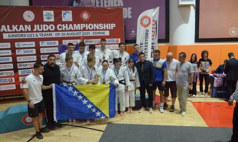 Edirne'de 21. Yaş Altı Balkan Judo Şampiyonası Tamamlandı