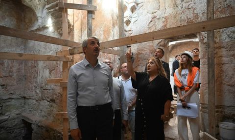 Edirne'nin Tarihi Gazi Mihal Hamamı Restorasyona Kavuşuyor