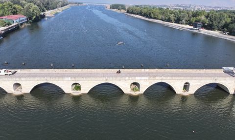 Genç Kürekçiler Meriç Nehri'nde Şampiyonaya Hazırlanıyor