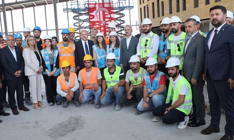 Kapadokya Havalimanı'nın Yeni Terminal İnşaatı İncelendi
