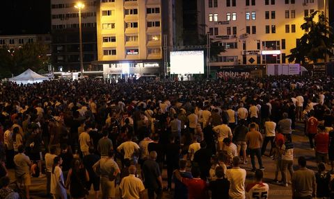 Samsunspor Taraftarları UEFA Avrupa Ligi Heyecanını Dev Ekranda Yaşadı