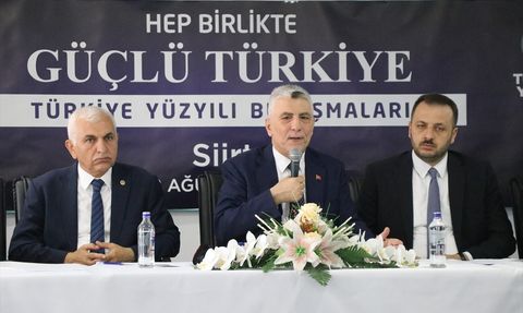 Ticaret Bakanı Ömer Bolat, Siirt'te Ekonomi ve İstikrar Vurgusu Yaptı