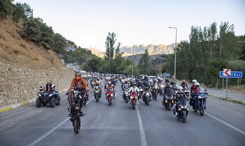 Tunceli'de MamekiFest Etkinlikleri Kapsamında Motosiklet Turu Düzenlendi
