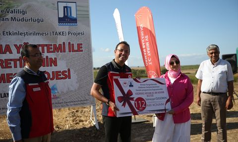 Çanakkale'de Çeltik Hasadı Tarla Günü Etkinliği