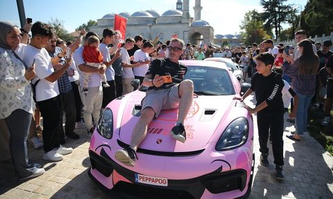 Edirne'de Gumball 3000 Rallisi Coşkusu