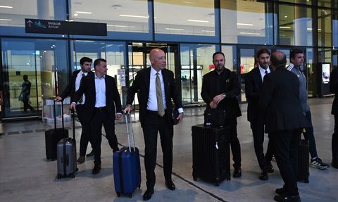 Fenerbahçe Zagreb'e Varış Yaptı