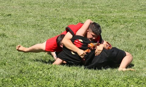 Gaziantep'te Aşırtmalı Aba Güreşi Şampiyonası Başladı