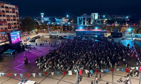 Kocaeli'de EuroBasket 2025 Finali Dev Ekranda Coşkuyla İzlendi