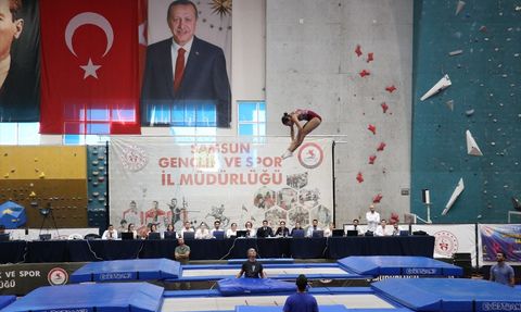Trampolin Cimnastik Kulüpler Arası Türkiye Şampiyonası Sona Erdi