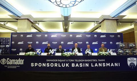 Türk Telekom Basketbol Takımı Gamador İnşaat ile Sponsorluk Anlaşması İmzaladı