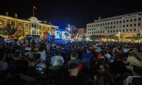 Türkiye-Almanya EuroBasket 2025 Finali Manisa'da Coşkuyla İzlenildi