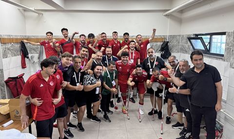 Türkiye Ampute Futbol Milli Takımı İtalya'yı 5-0 Yendi