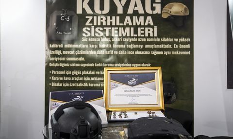 Yerli Zırh Sistemi TEKNOFEST'te Tanıtıldı