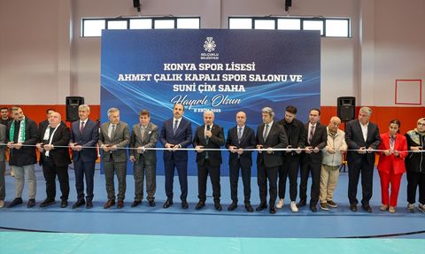 Ahmet Çalık Kapalı Spor Salonu Açıldı