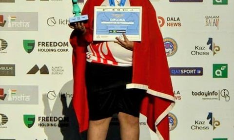 Ali Poyraz Uzdemir'den Kazakistan'da Gümüş Madalya