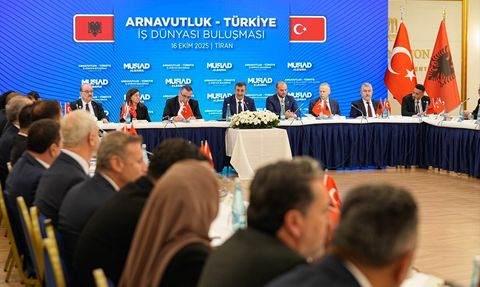 Cevdet Yılmaz'ın Arnavutluk Ziyareti ve İş Dünyası Buluşması