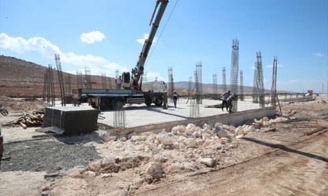 Cilvegözü Sınır Kapısı'nda Lojistik Köy İnşası Devam Ediyor