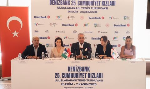 DenizBank Cumhuriyet Kızları Uluslararası Tenis Turnuvası Başladı