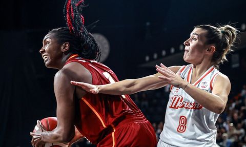 Galatasaray Çağdaş Faktoring, ÇİMSA ÇBK Mersin'i Geçti