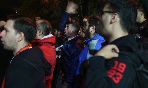 Gençlerbirliği Taraftarları Genel Kurul İçin Beştepe'de Toplandı