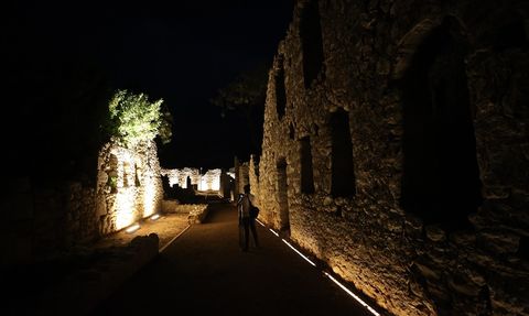Olympos Antik Kenti'nde Gece Müze Ziyareti Artıyor