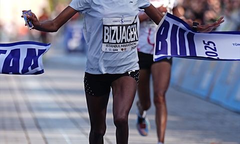 47. İstanbul Maratonu'nda Kadınlar Kategorisi Şampiyonu Bizuager Aderra