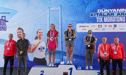 47. İstanbul Maratonu'nda Ödüller Sahiplerini Buldu