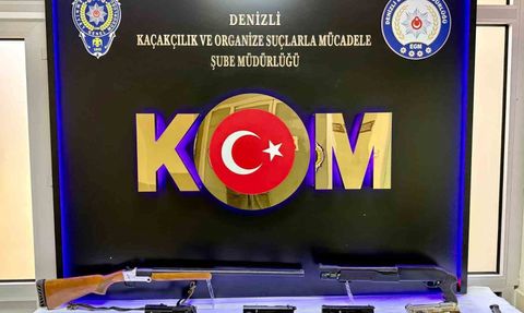 Denizli'de Kaçak Silah Operasyonu