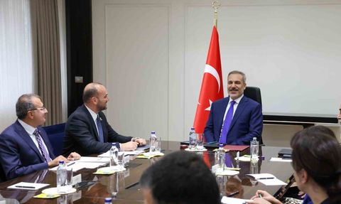 Dışişleri Bakanı Hakan Fidan MÜSİAD Genel Başkanı Burhan Özdemir'i Ağırladı